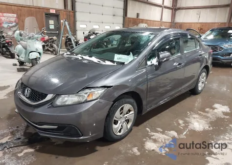 2015 Honda Civic Lx from USA, damaged, VIN 19XFB2F51FE262399